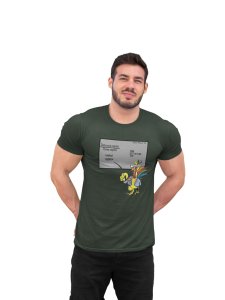 Hen (Green T)- Clothes for Mathematics Lover - Suitable for Math Lover Person - Foremost Gifting Material for Your Friends, Teachers, and Close Ones