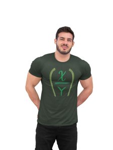 (x/y) (Green T) -Clothes for Mathematics Lover - Suitable for Math Lover Person - Foremost Gifting Material for Your Friends, Teachers, and Close Ones