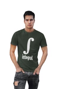 Integrat (Green T)- Clothes for Mathematics Lover - Suitable for Math Lover Person - Foremost Gifting Material for Your Friends, Teachers, and Close Ones