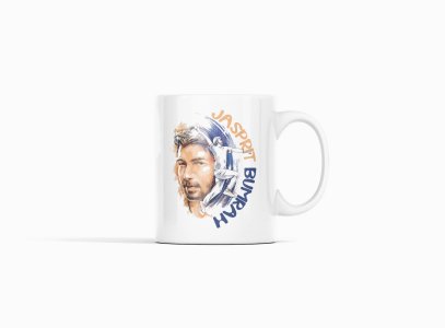 Jasprit Bumrah, shaded picture - IPL designed Mugs for Cricket lovers