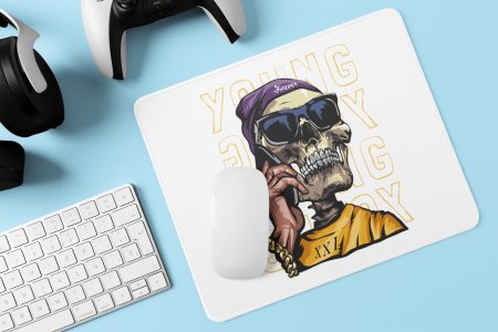 Skull man- Printed animated Mousepad for animation lovers