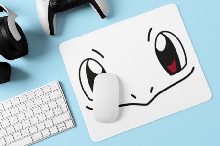 Squirtel face - Printed animated Mousepad for animation lovers