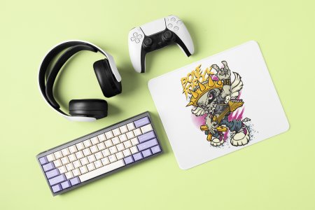 Bone to rock - Printed animated Mousepad for animation lovers