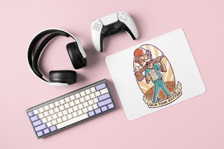 Old time batter - Printed animated Mousepad for animation lovers