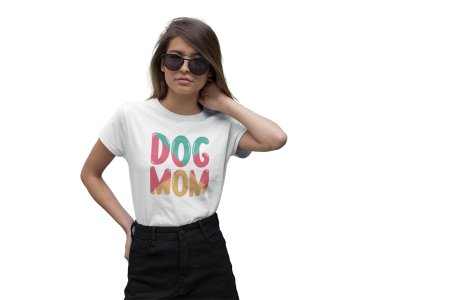 Dog mama -Green - printed cotton t-shirt - Comfortable and Stylish Tshirt
