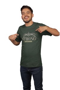 Strong By Gym Round Neck Gym Tshirt - Foremost Gifting Material for Your Friends and Close Ones