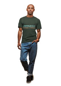Fitness Underline Round Neck Gym Tshirt - Foremost Gifting Material for Your Friends and Close Ones