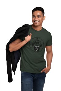 Gym is like Home To Me Round Neck Gym Tshirt - Foremost Gifting Material for Your Friends and Close Ones