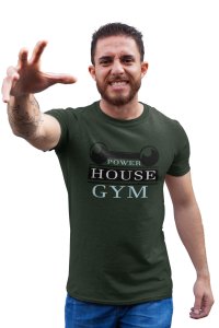 Power House Gym, Round Neck Gym Tshirt - Foremost Gifting Material for Your Friends and Close Ones