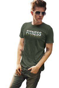 Fitness For Your Future, Round Neck Gym Tshirt - Foremost Gifting Material for Your Friends and Close Ones