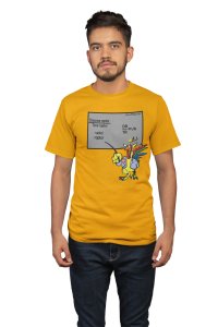 Hen (Yellow T) -Tshirts for Maths Lovers - Foremost Gifting Material for Your Close Ones