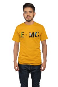 E=MC2 (Yellow T)- Tshirts for Maths Lovers - Foremost Gifting Material for Your Close Ones