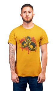 Music Base-Yellow - Men's - printed T-shirt - comfortable round neck Cotton