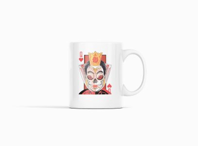 Rose in Devil's Eyes - animation themed printed ceramic white coffee and tea mugs/ cups for animation lovers