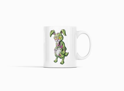Hare - animation themed printed ceramic white coffee and tea mugs/ cups for animation lovers