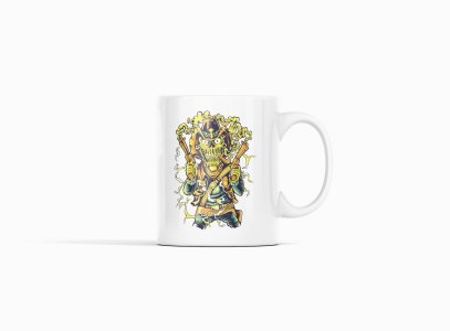 Standing man - animation themed printed ceramic white coffee and tea mugs/ cups for animation lovers