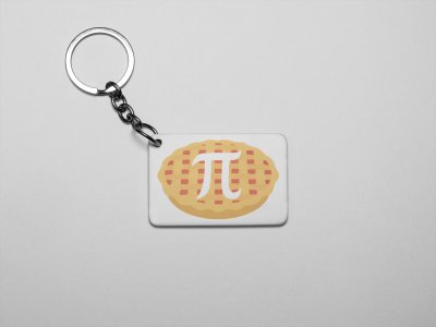 Pie on pie -Printed Acrylic Keychain (Pack Of 2)