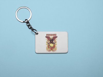 Red eagle - Printed acrylic animated Keychain(Pack Of 2)