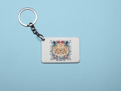 The skull, 13th - Printed acrylic animated Keychain(Pack Of 2)