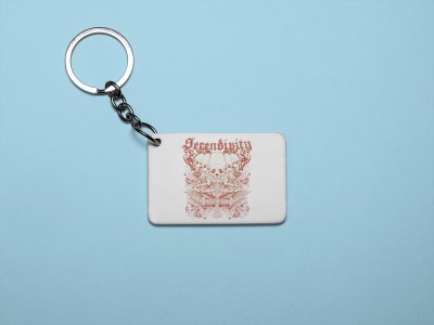 Serendipity - Printed acrylic animated Keychain(Pack Of 2)