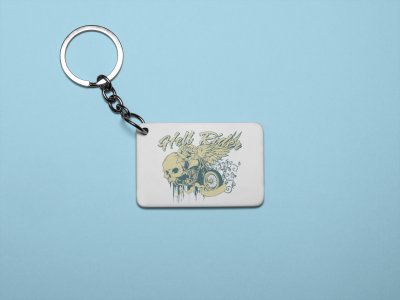 Hell Rider - Printed acrylic animated Keychain(Pack Of 2)