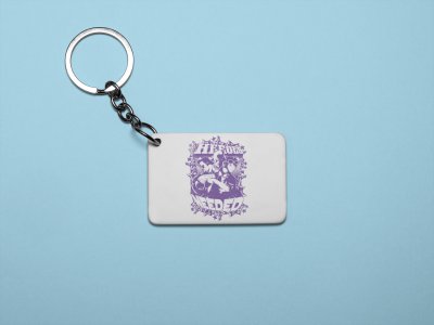 Heroes needed - Printed acrylic animated Keychain(Pack Of 2)