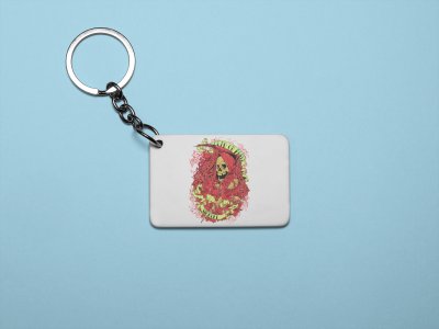 Dead or Alive - Printed acrylic animated Keychain(Pack Of 2)