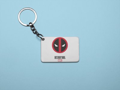 Deadpool - Printed acrylic animated Keychain(Pack Of 2)