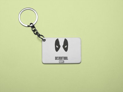 Deadpool eyes - Printed acrylic animated Keychain(Pack Of 2)