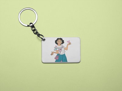 Mirabel - Printed acrylic animated Keychain(Pack Of 2)