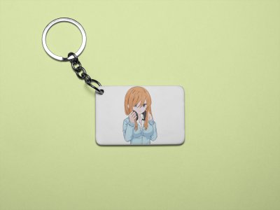 Miko Nakano - Printed acrylic animated Keychain(Pack Of 2)