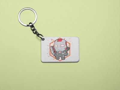 Baby iron man - Printed acrylic animated Keychain(Pack Of 2)