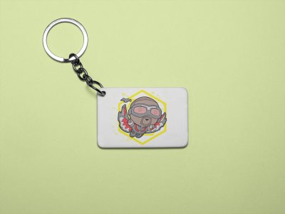 Falcon - Printed acrylic animated Keychain(Pack Of 2)