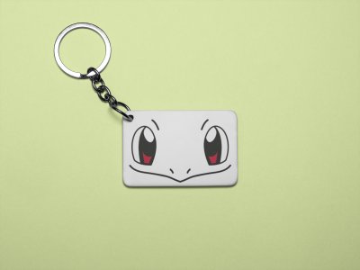 Squirtle smile - Printed acrylic animated Keychain(Pack Of 2)