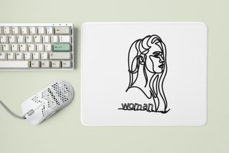 Woman - Designable Printed Mousepads(20cm x 18cm)