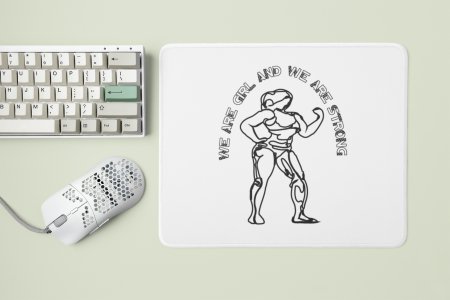 We are Girls - Designable Printed Mousepads(20cm x 18cm)