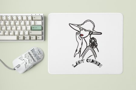 Lady Queen- Designable Printed Mousepads(20cm x 18cm)