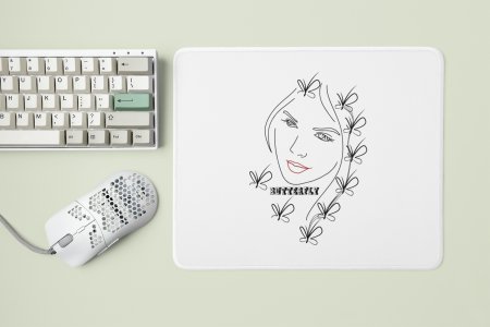 Butterfly- Designable Printed Mousepads(20cm x 18cm)