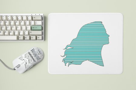 Blue Lady - Designable Printed Mousepads(20cm x 18cm)