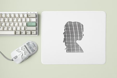 Girl Silhoutte - Designable Printed Mousepads(20cm x 18cm)