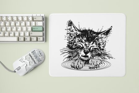 Cute Cat - Designable Printed Mousepads(20cm x 18cm)