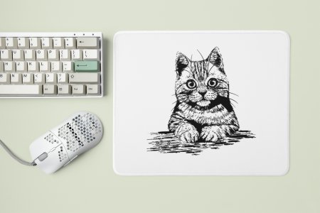 Cat Eyes- Designable Printed Mousepads(20cm x 18cm)