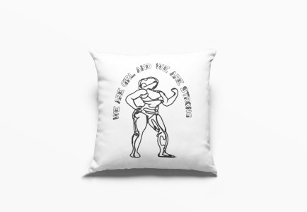We are Girls-Printed Pillow Covers For (Pack Of Two)