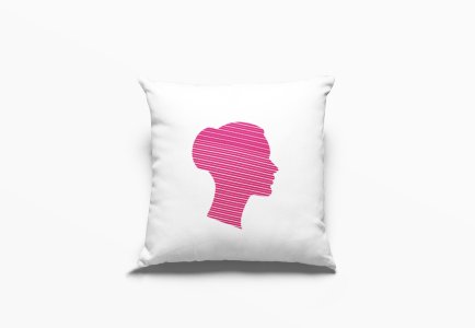 Pink Lady-Printed Pillow Covers For (Pack Of Two)