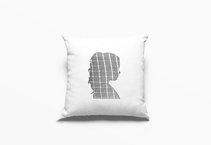 Girl Silhoutte-Printed Pillow Covers For (Pack Of Two)