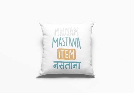 Mausam Mastana Item Nastana - Printed Pillow Covers For Bollywood Lovers(Pack Of Two)