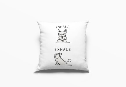 Inhale Exhale - Printed Pillow Covers For  Bollywood Lovers(Pack Of Two)