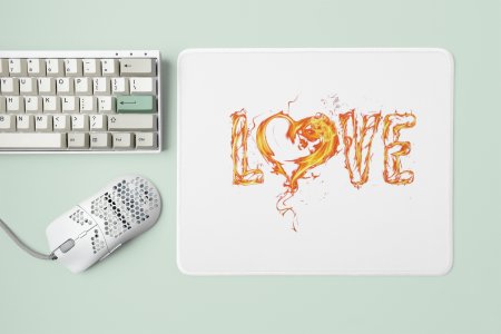 Love In Fire - Designable Printed Mousepads(20cm x 18cm)