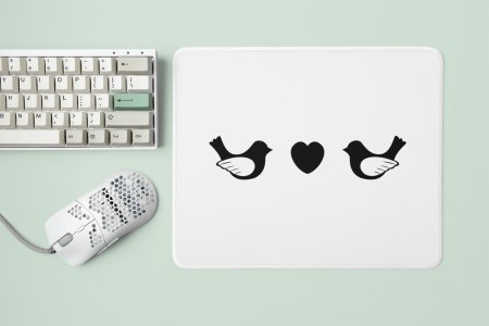 Two Birds - Designable Printed Mousepads(20cm x 18cm)