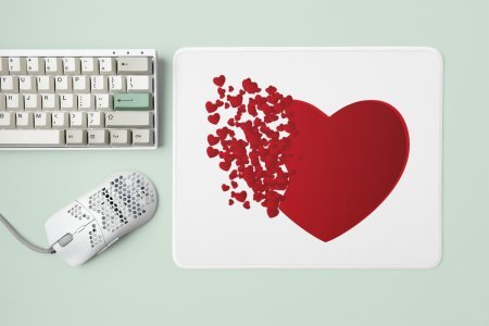 Heart - Designable Printed Mousepads(20cm x 18cm)
